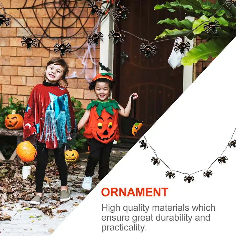 Светильник для Хэллоуина с изображением паука светодиодный светильник на