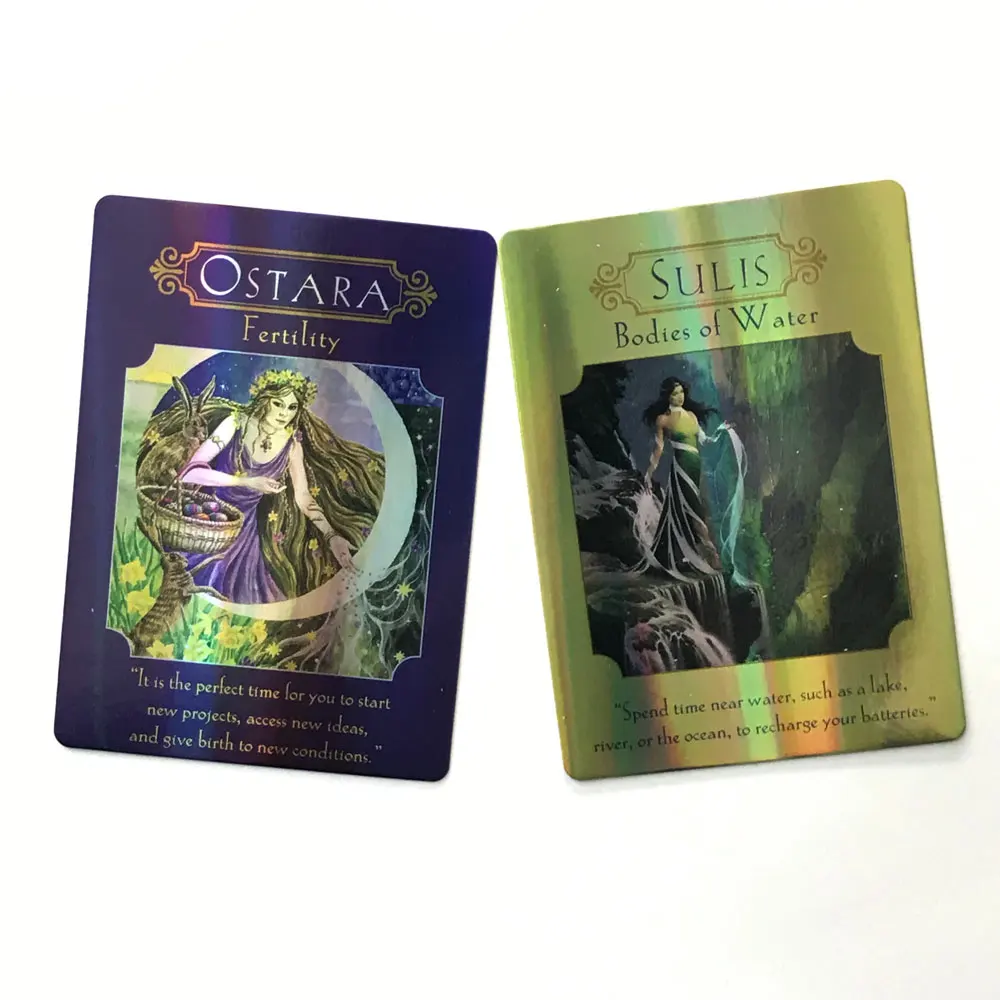 Богиня руководство Oracle карты традиционный английский для новой версии Tarot набор