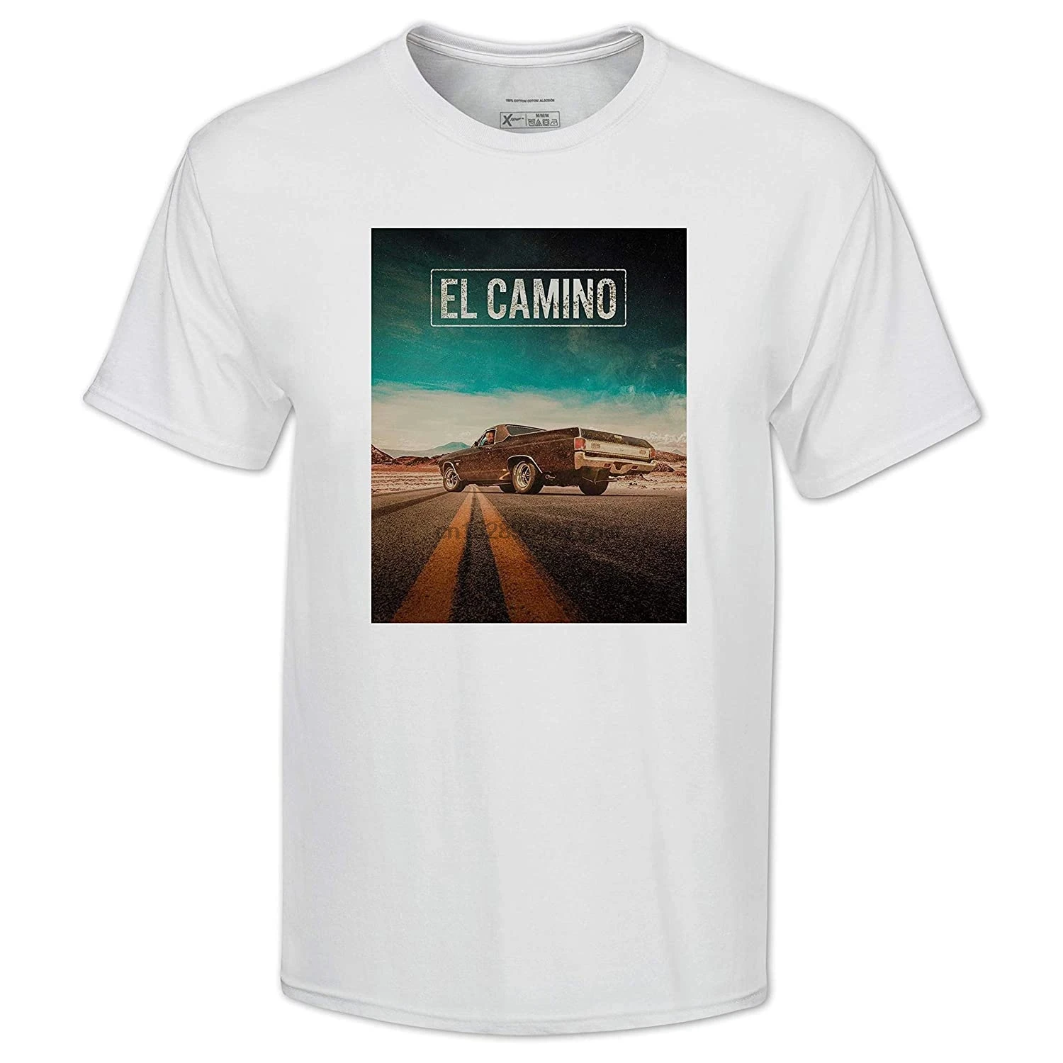 

Handmade Custom Design El Camino Shirt White Poster Movie Film 1