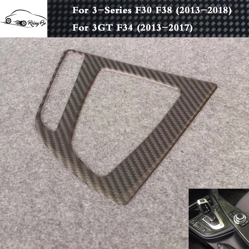

Real Carbon fiber Gear Box Panel Cover Decorative sticker For BMW F30 F35 F34
