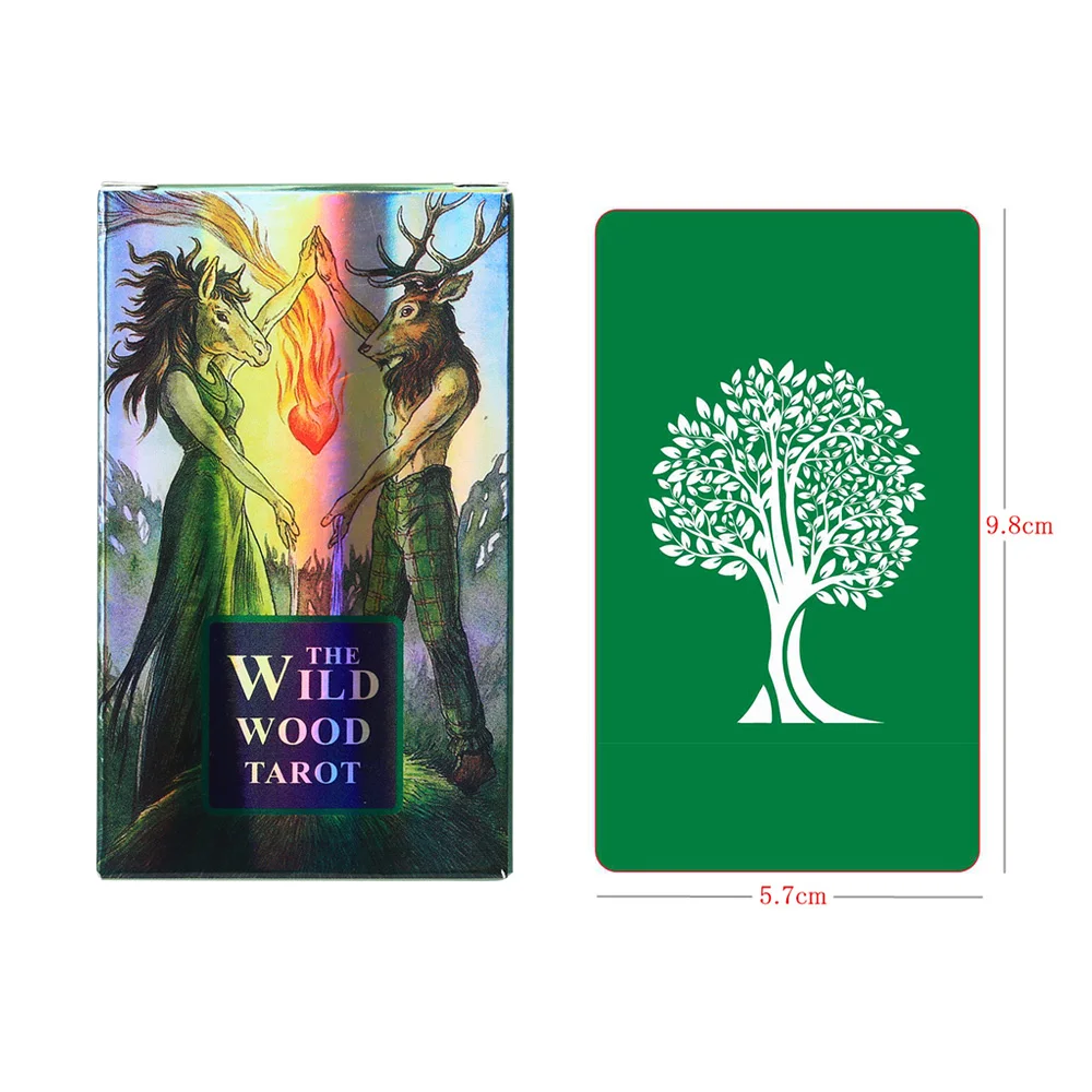 

THE Wildwood tarot Oracle Cards English Instructions For Family Deck Board Games Guidance Divination Fate Playing Card
