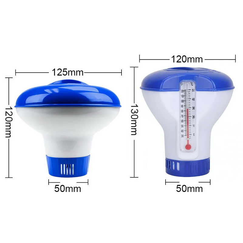 Pool Chemical Dispenser Chlorine 1.5in Bromine Holder For Swimming | Дом и сад