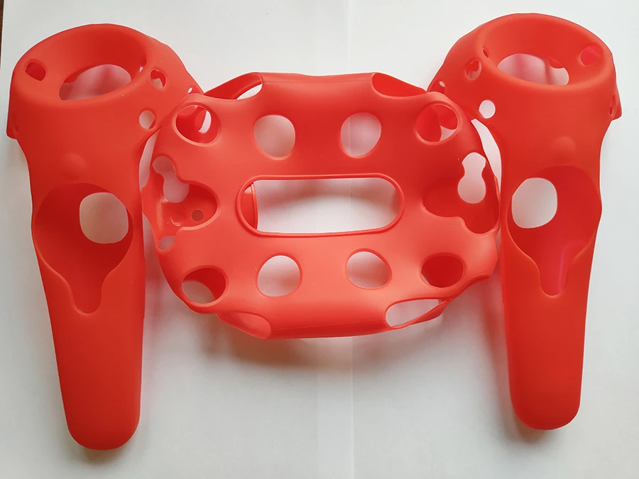 Силиконовый чехол для htc VIVE PRO VR гарнитура виртуальной реальности силиконовый резиновый VR очки шлем контроллер ручка чехол в виде ракушки