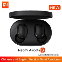 Stock 2020 New Xiaomi Redmi Airdots TWS 5 0 Wireless Earphones Noise Reduction With Mic Earbuds Control