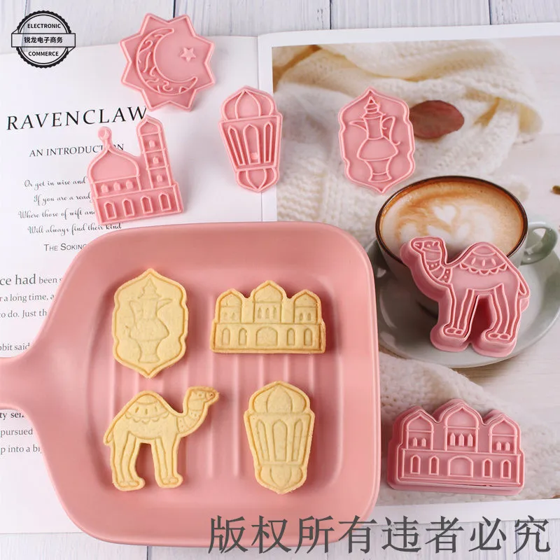 

Biscuit mold plastic 3D icing cookies fudge mold baking press