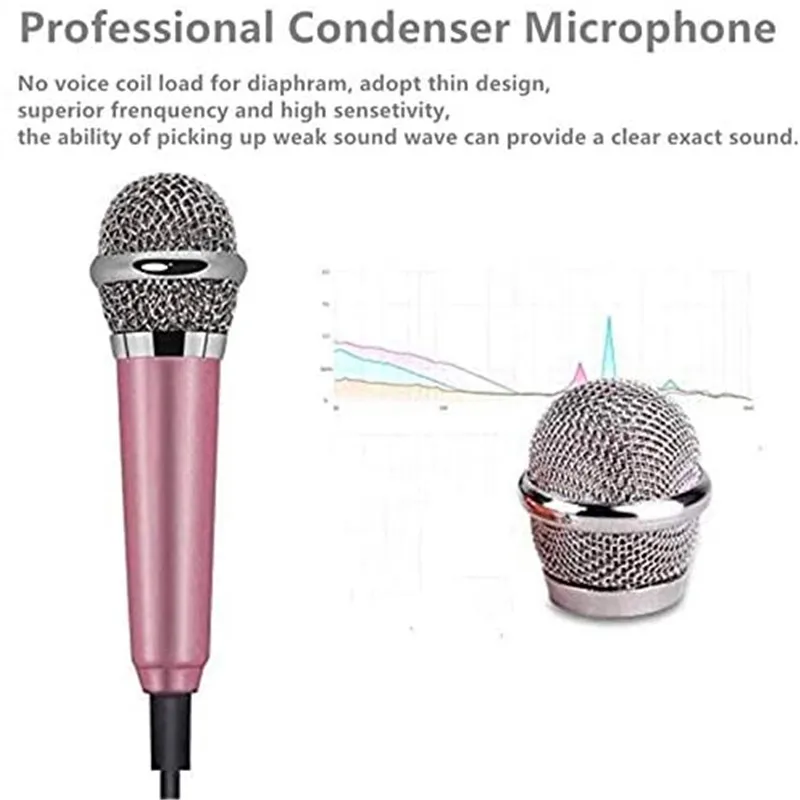 Мини микрофон проводной 3 5 мм аудио разъем для Samsung xiaomi Android мобильный телефон