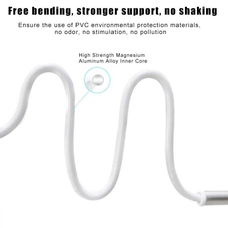 phone holder bed gooseneck mount flexible arm bracket accessories for smartphone bedroom desktop mobile support soporte movil free global shipping