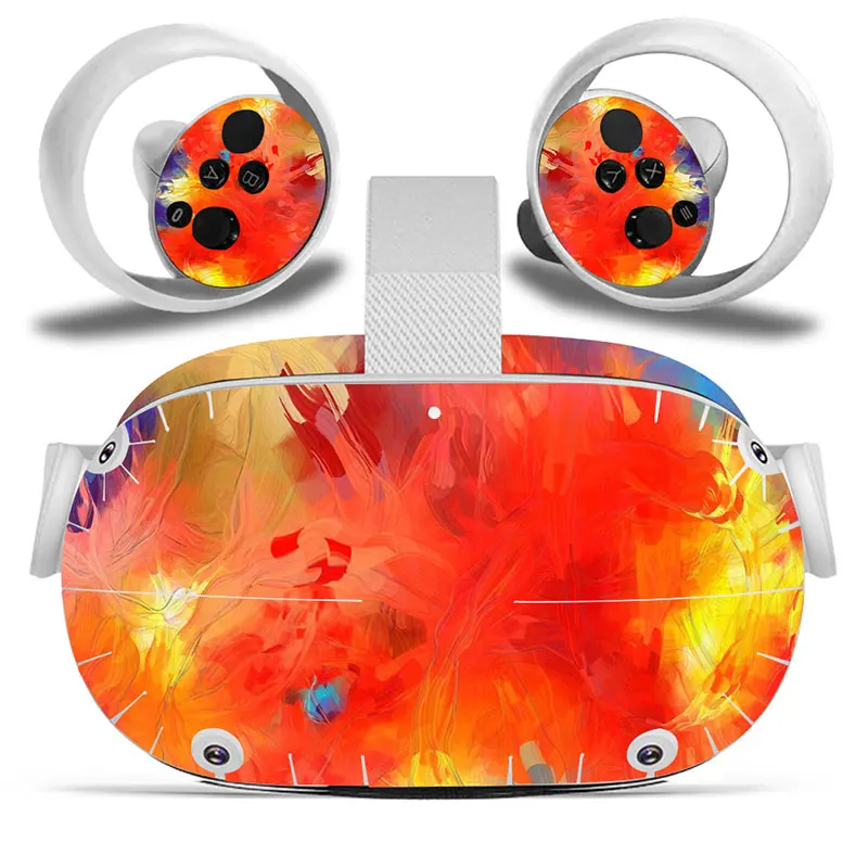 Стикер виртуальной реальности для Oculus Quest 2 защитная наклейка из ПВХ гарнитуры VR |