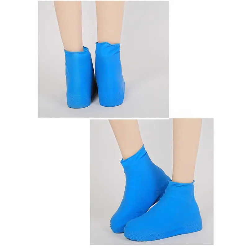 Унисекс водонепроницаемые Одноразовые эластичные латексные Бахилы для ботинок