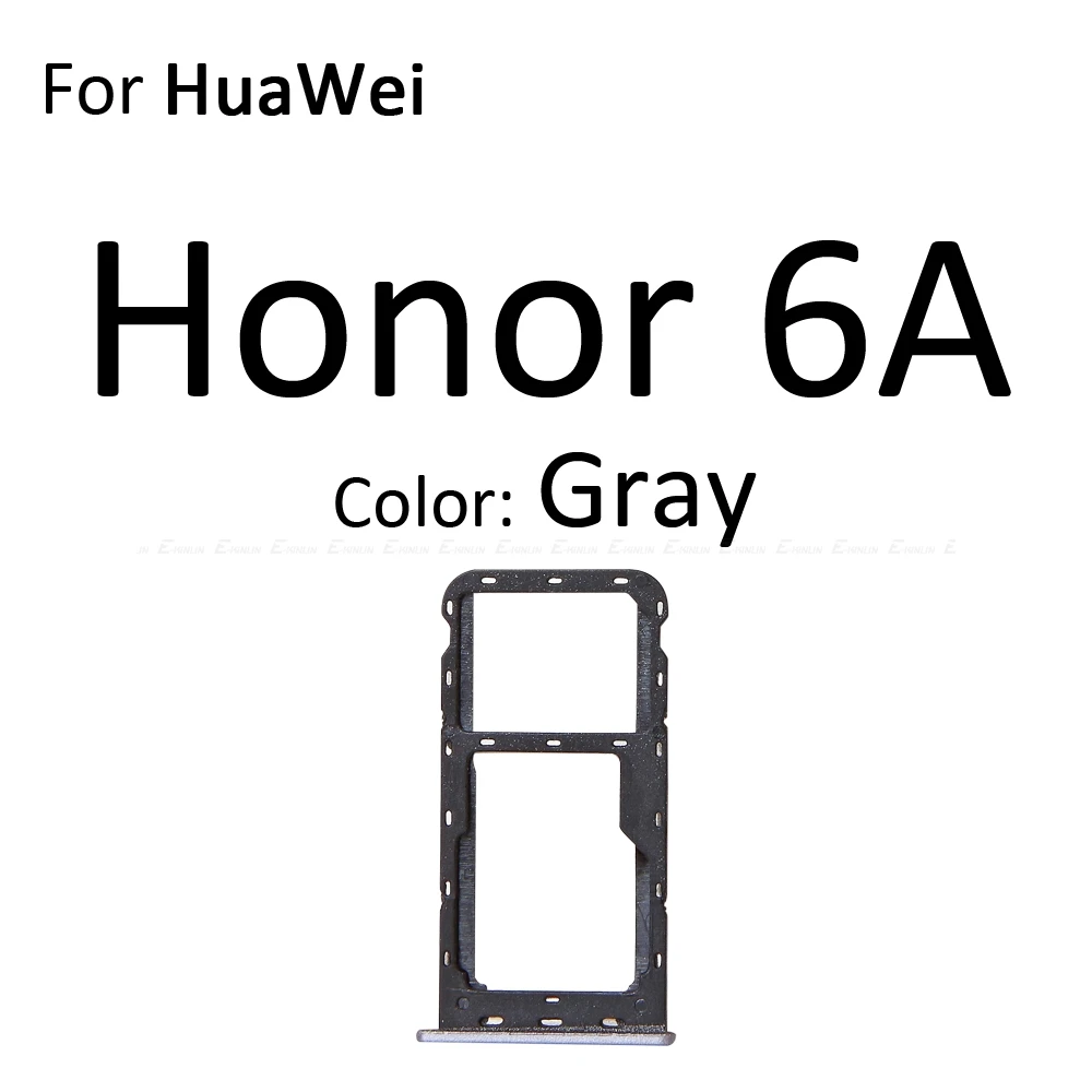 Сим-карты слот, разъем для лотка для устройства чтения sd-карт для Huawei Honor 6a 6X Micro SD Держатель для карт с разъемом контейнер Запчасти для авто