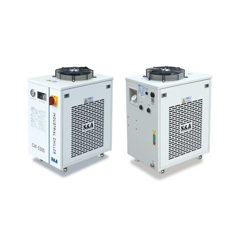 S &amp A CW5000 водяной чиллер 800 Вт мощность охлаждения 40 ~ 100 CO2 лазерный Чиллер Для