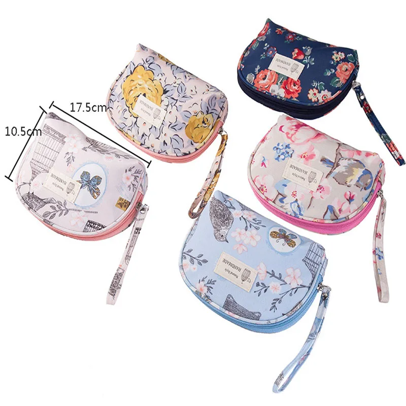 Женская маленькая косметичка с принтом дорожный кейс для косметики сумка
