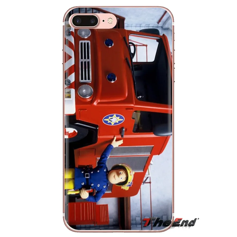 Soft Transparent Cases Covers Fireman Sam Children For LG G3 G4 Mini G5 G6 G7 Q6 Q7 Q8 Q9 V10 V20 V30 X Power 2 3 K10 K4 K8 2017 |