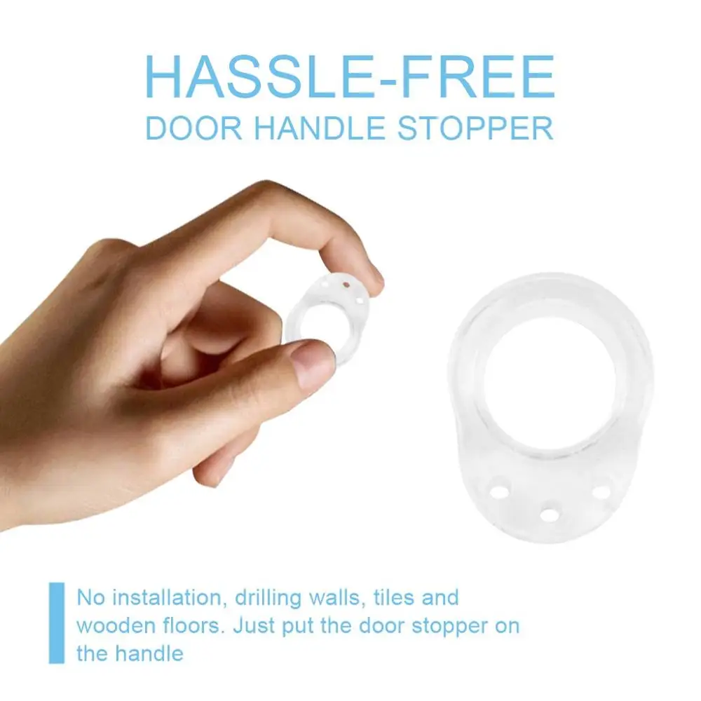 10PCS Door stopper Doorknob Rubber Fender Lock Protective Pad Crash Wall Protector Savor Shockproof Stop #018 | Обустройство дома