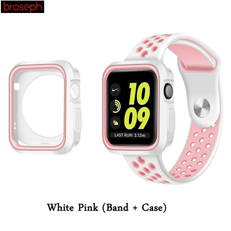 Watch Protector Bumper for Apple watch 4 Case 40mm 44mm Silicone Watch Cases Cover for Iwatch Series 3 2 1 Strap 38mm 42mm