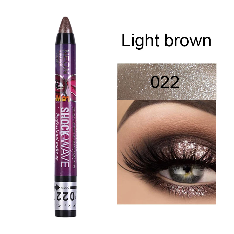 

2 In 1 Eye Shadow Stick Lip Pencil Not Easy To Smudge Pearlescent Pen Eye Shadow Pen Lying Silkworm Pen Long Lasting Eye Shadow