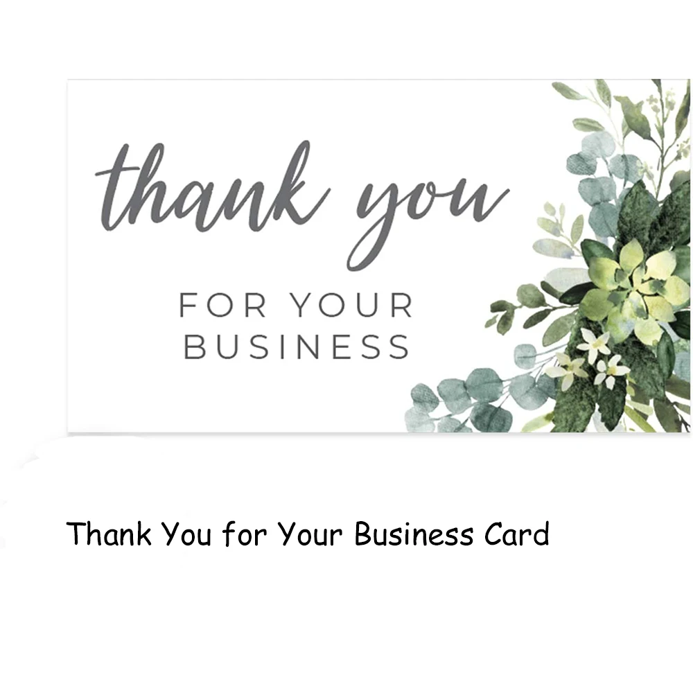 

10-30pcs Leaf Floral Thank You Notes Cards with envelope stickers Invitations Blank inside Greeting Cards postcards Gift Card