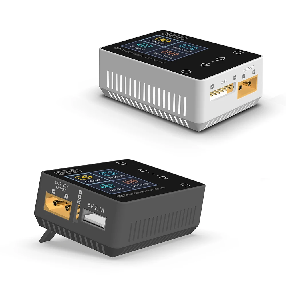 ToolkitRC M6 150 Вт 10A Servo тестер инструмент Выход постоянного тока 1-6S цветной экран