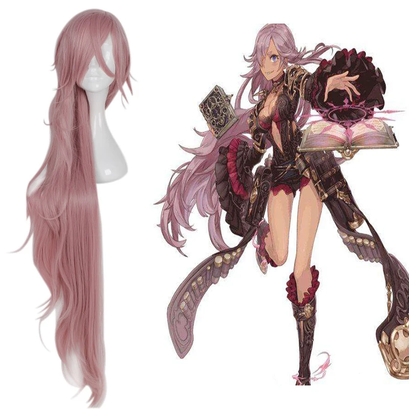 

Game SINoALICE Cosplay Wigs Long Curly Wave Wigs Halloween Carnival Party Cosplay Women Wigs Mixed Purple Cosplay Wigs