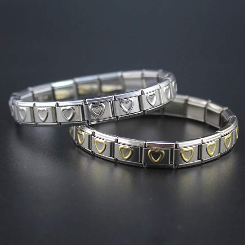 Hapiship 2018 мужские/женские ювелирные изделия золото/серебро 9 мм полое сердце из