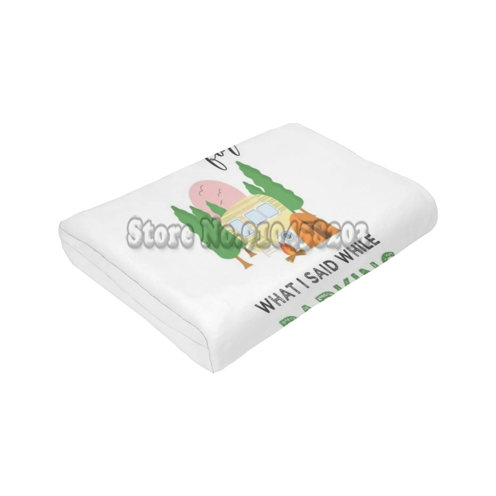 I'M Sorry For What Said While Parking The T - Shirt Flannel Blanket Camping Car Plane Travel Portable Rv | Дом и сад