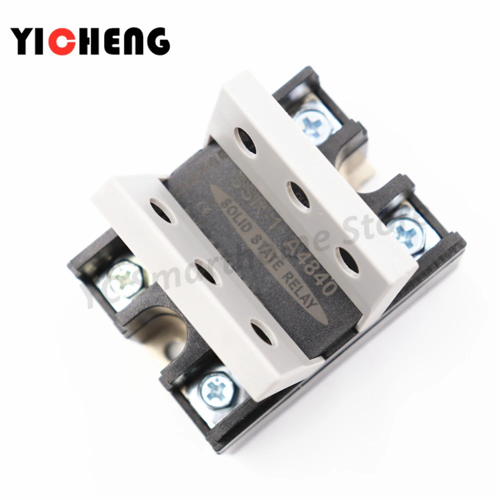 

high quality AC control AC Voltage relay Single-phase solid state relay SSR-AA relay control voltage+radiator 480V