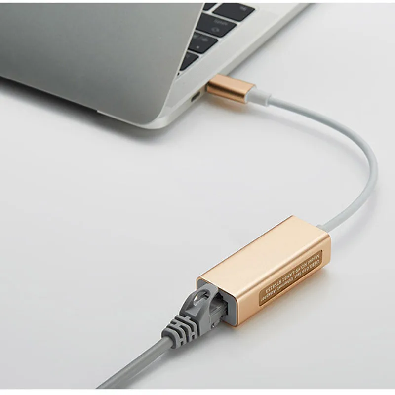 10/100/1000 Мбит/с проводной USB C Ethernet сетевой адаптер Тип RJ45 сетевая карта