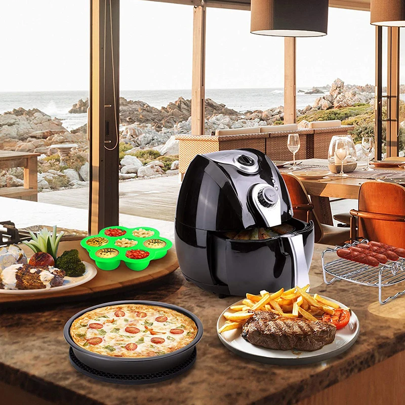 Аксессуары для фритюрницы из нержавеющей стали антипригарная стойка барбекю