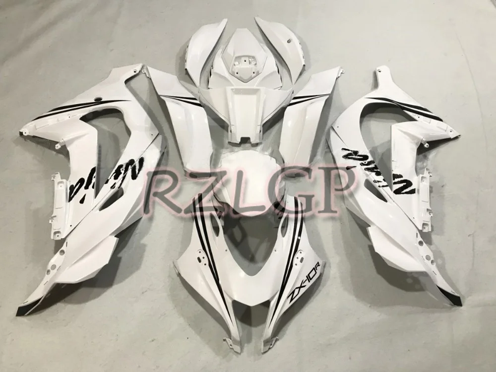 

Injection For KAWASAKI NINJA ZX-10R ZX1000 2016 2017 2018 2019 White A2345 10R 1000 10 R ZX10R 16 17 18 19 Fairings