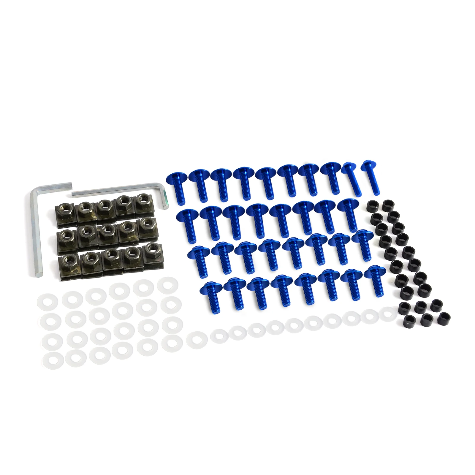 

Motorcycle Fairing Bolt Screw Nuts Washers Fastener Fixation for Yamaha YZF R1 2002-2003 Complete Kit 108pcs