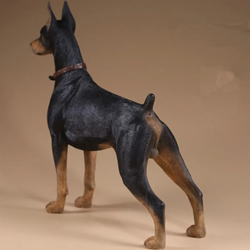 

Original 1/6 Simulation Hunting Dog Dobermann Resin Art&Craft Statue Creative Home Art Decor Kids Gift Toy X3856