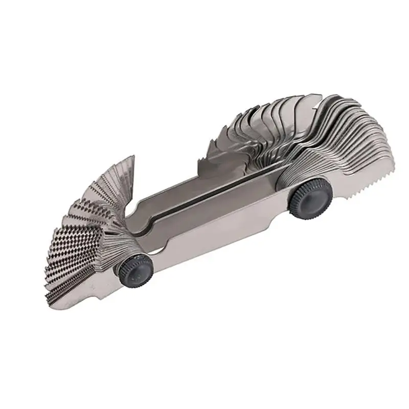 Метрический Британский прибор для измерения шага резьбы из нержавеющей стали |