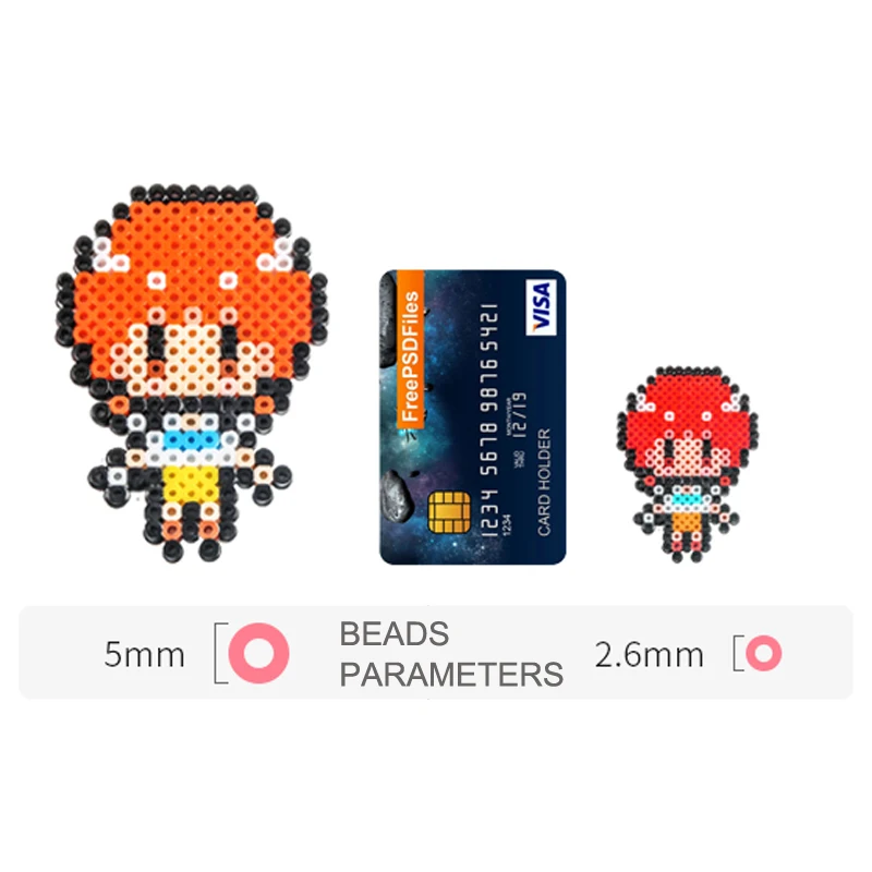 5 мм 5000 шт. Пиксельная картина-головоломка железные бусины для детей Hama Сделай Сам