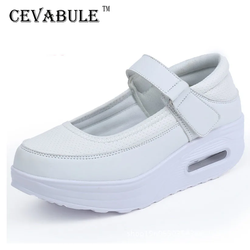 Женская спортивная дышащая повседневная обувь на толстой подошве визуально