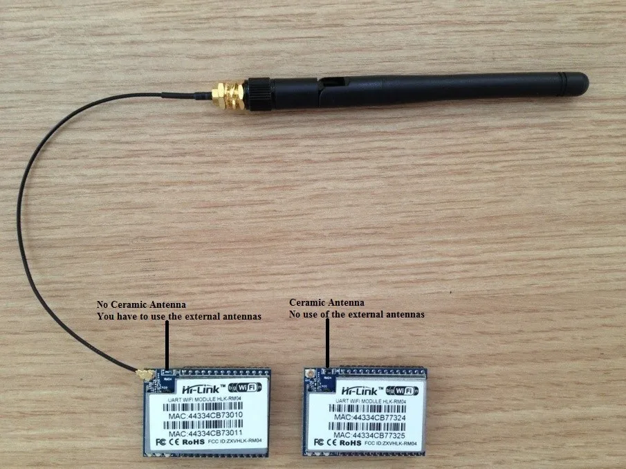 HLK-RM04 антенна серийный wifi двойной ethernet порт Последовательный порт UART к wifi модуль антенна