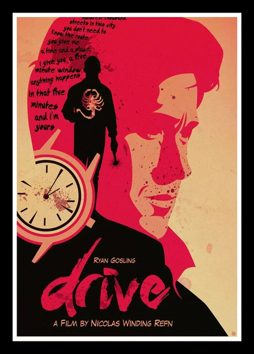 Отличный плакат по мотивам фильма JL Drive Райан Гослинг настенные плакаты из