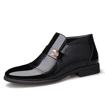 Men Winter Warm Boots Genuine Leather Boots Men Military safety Boots For Men Shoes Zapatos Hombre botas bota masculina - Цвет: Черный