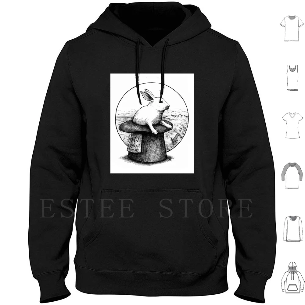 

Белые толстовки с капюшоном в виде кролика с длинным рукавом, шапка «Алиса в кролике», «мороженое»