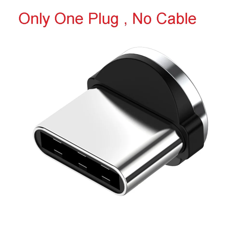 Only One Plug Магнитный кабель USB C кабель для быстрой зарядки Магнит Micro USB зарядное устройство для Xiaomi Mi8 Mi9 samsung S9 S8 type C Быстрая зарядка - Цвет: Only One Plug