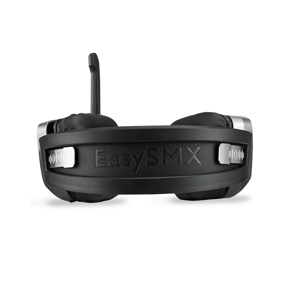 EasySMX ESM-G291 Игровые наушники, гарнитура для видеоигр со скрытым микрофоном басовая Вибрация наушники USB для ПК PS4 геймеров