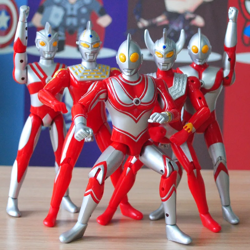 18 см 25 милая экшн фигурка Ultraman Taro Seven Jack Ace модель телефона звуковые игрушки