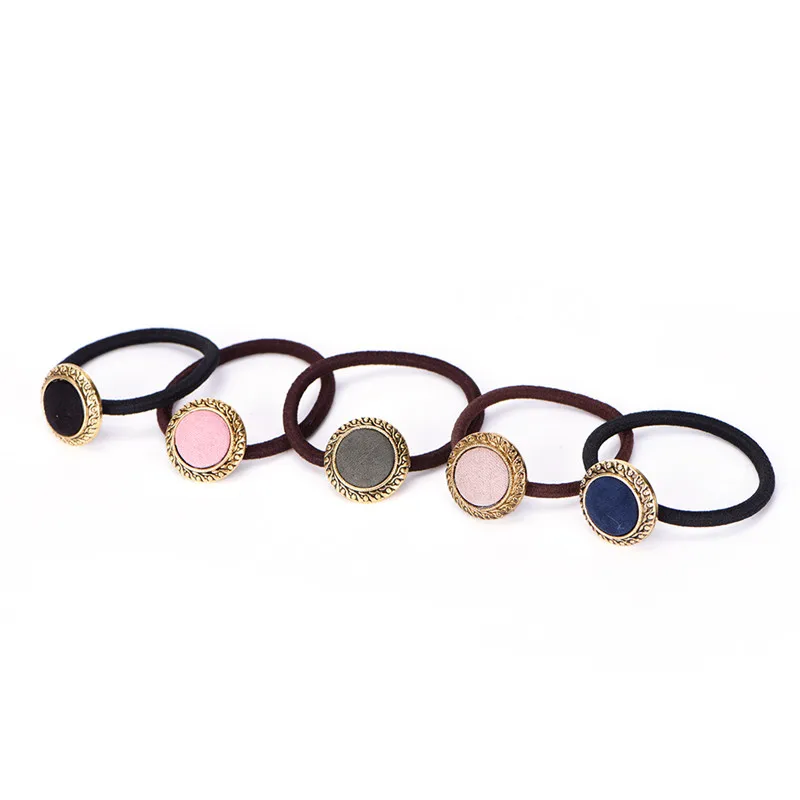 Новая модная одежда в стиле ретро с пуговицами и цветами заколки для волос