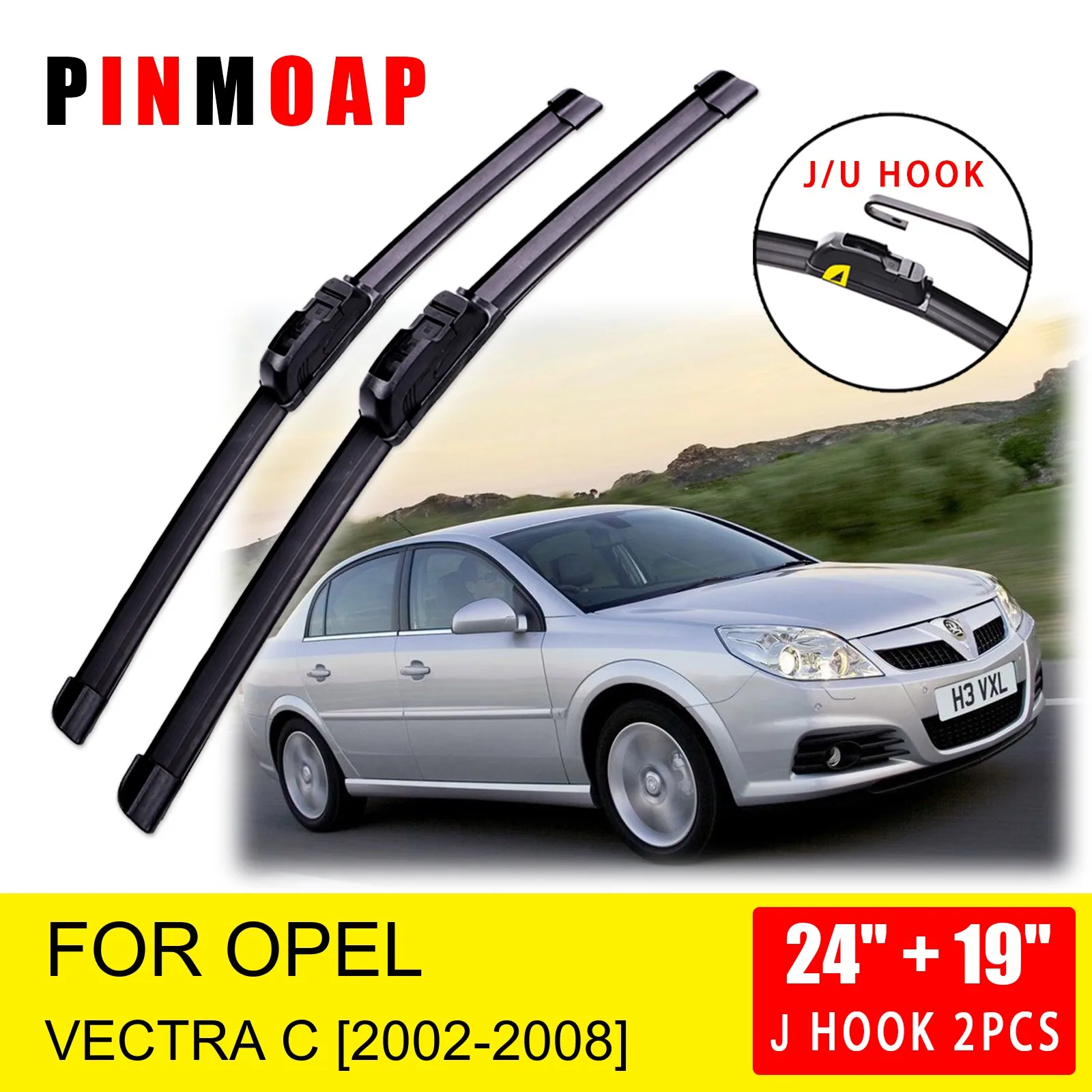 

Щетки стеклоочистителя передние для Vauxhall Opel Vectra C 2002 2003 2004 2005 2006 2007 2008