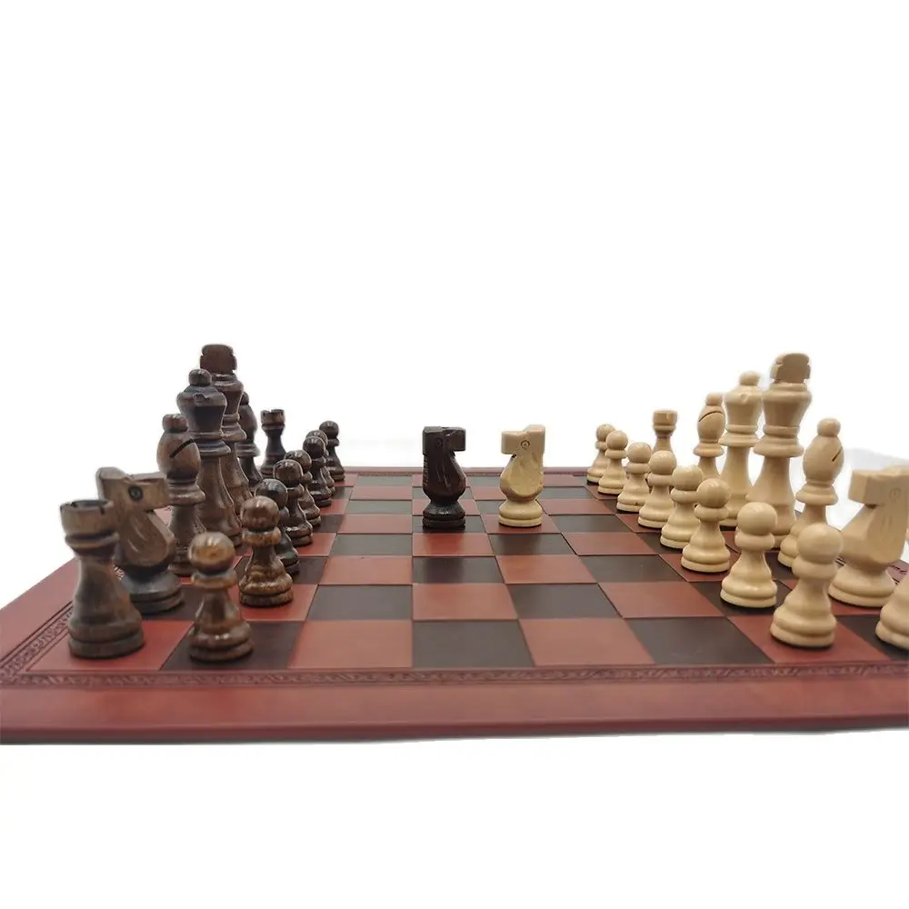 Деревянный Международный шахматный набор деревянные шахматные настольные игры