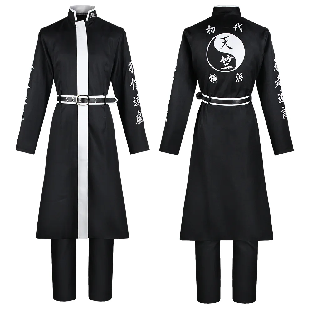 

XS-3XL Tokyo Revengers Rindo Haitani Kurokawa Izana Cosplay Costume Anime Tenjiku Print Halloween Party Uniform Outfits C90M257