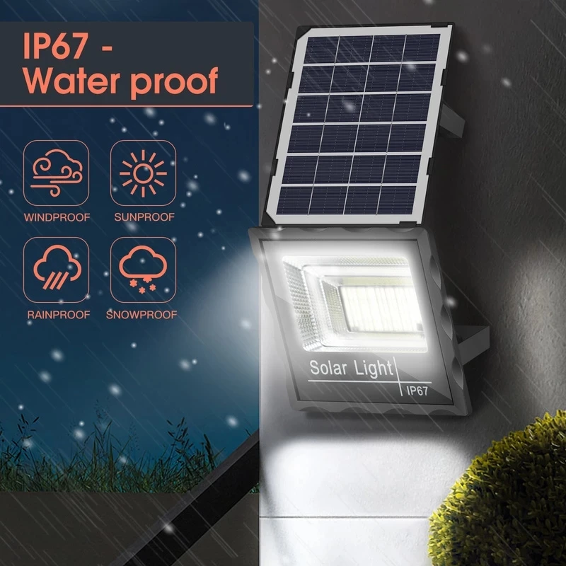 

LED Solar Light 44/100/170led Outdoor Waterproof Solar Light for Garden Path Street Outdoor Landscape Spotlight Wall Flood Lamp
