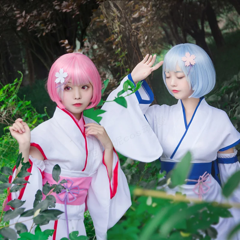 Костюм для косплея Rem Ram Cos из аниме Re Life In A комплект одежды в другом мире платья