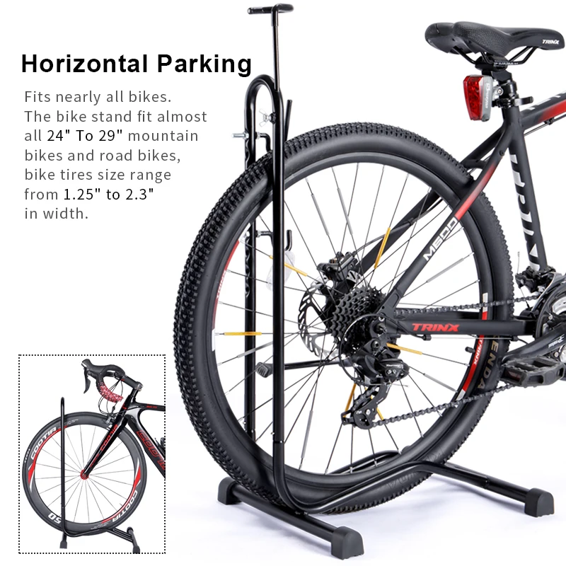 bike stand bicycle storage racks for garage indoor floor parking maintenance repair stand road mtb bike support holder rack free global shipping