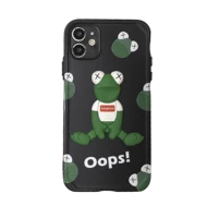 3d fashion frog soft silicone case for iphone 11 12 pro max for iphone 7 8 plus x xs xr back soft cover coque phone case