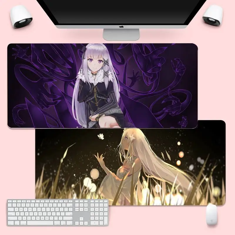 

ReZero kara Hajimeru Isekai Seikatsu Rubber Mouse Mat Gaming Mousemat XL Large Keyboard PC Desk Mat Takuo Anti-Slip Comfort Pad